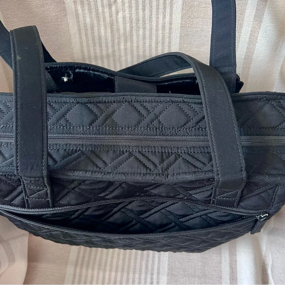 Vera Bradley Stroll Around Quilted Diaper Bag with changing pad